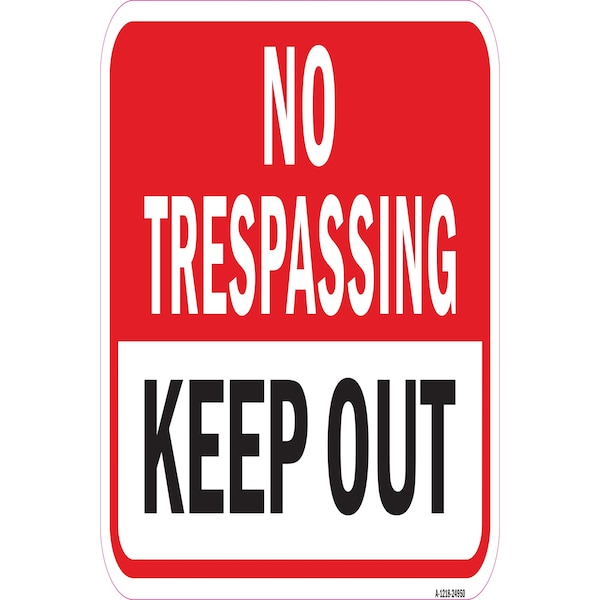 Signmission Safety Sign, 12 in Height, Aluminum, 24950 A-1218-24950 - main